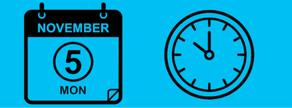 Uhr mit Wochentag und Datum