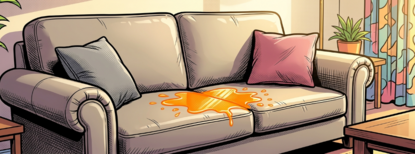sauberes Sofa