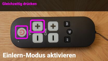 ARKAIA Fernbedienung - Einlernen