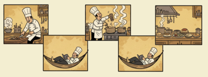 Kochen und Backen - langwierige Prozesse