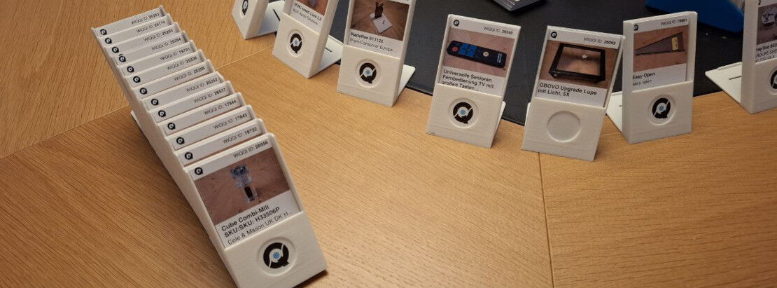 WiQQi automatisierte Druckfunktion: Technik-Visitenkärtchen